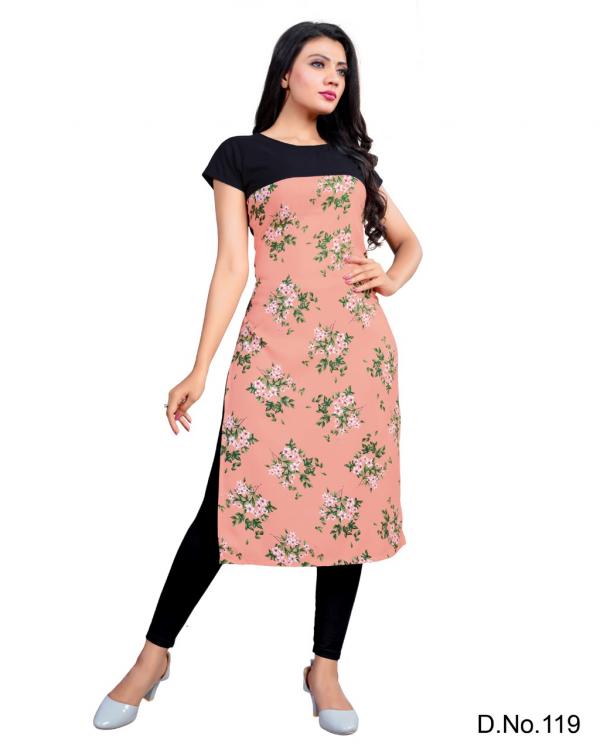 Regular Were Kurti Vol 3 Crepe Designer Digital Print Kurti collection